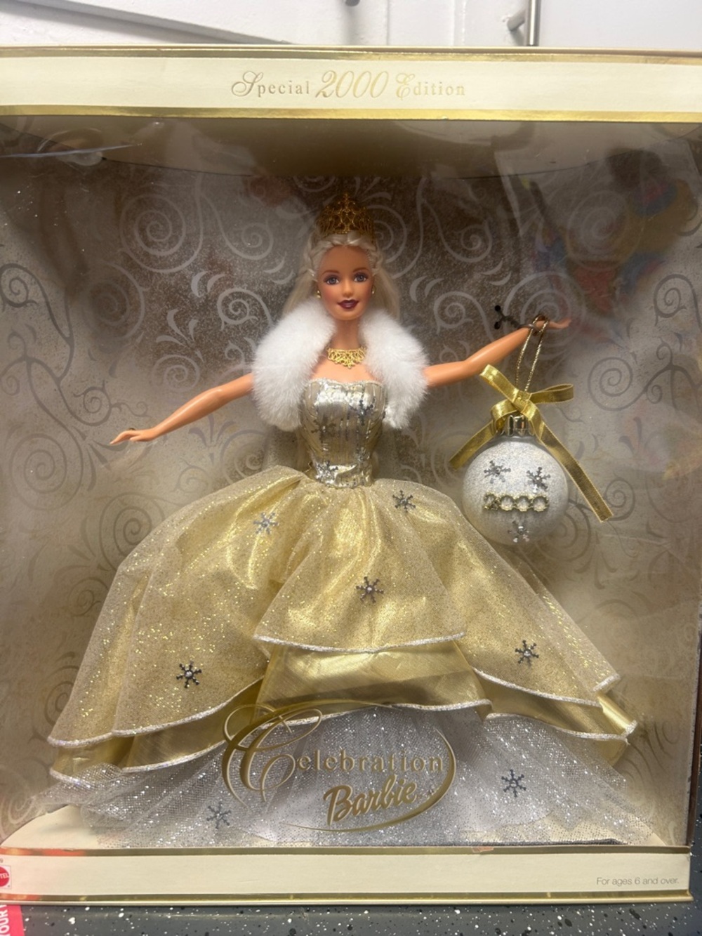 Barbie Gold and White Celebration Doll by Barbie